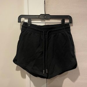 H&M Black Elastic Sweatshorts